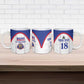 Custom Afro-Haitians Football Pride Ceramic Mug Les Grenadiers Veve Vodou White Version