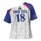 Custom Afro-Haitians Football Pride Cross Shoulder Shirt Les Grenadiers Veve Vodou White Version