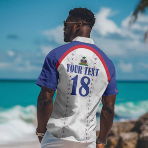 Custom Afro-Haitians Football Pride Hawaiian Shirt Les Grenadiers Veve Vodou White Version - African Pride