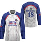 Custom Afro-Haitians Football Pride Hockey Jersey Les Grenadiers Veve Vodou White Version