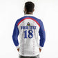 Custom Afro-Haitians Football Pride Long Sleeve Polo Shirt Les Grenadiers Veve Vodou White Version - African Pride