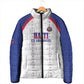 Custom Afro-Haitians Football Pride Padded Jacket Les Grenadiers Veve Vodou White Version