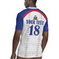 Custom Afro-Haitians Football Pride Rugby Jersey Les Grenadiers Veve Vodou White Version - African Pride