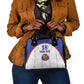 Custom Afro-Haitians Football Pride Shoulder Handbag Les Grenadiers Veve Vodou White Version - African Pride