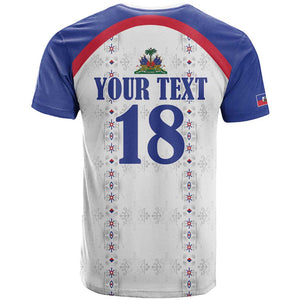 Custom Afro-Haitians Football Pride T shirt Les Grenadiers Veve Vodou White Version - African Pride