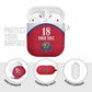 Custom Afro-Haitians Football Pride AirPods Case Les Grenadiers Veve Vodou Red Version