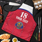 Custom Afro-Haitians Football Pride Apron Les Grenadiers Veve Vodou Red Version