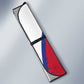 Custom Afro-Haitians Football Pride Auto Sun Shade Les Grenadiers Veve Vodou Red Version