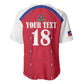 Custom Afro-Haitians Football Pride Baseball Jersey Les Grenadiers Veve Vodou Red Version LT18