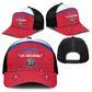 Afro-Haitians Football Pride Baseball Net Cap Les Grenadiers Veve Vodou Red Version - African Pride