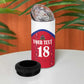 Custom Afro-Haitians Football Pride 4 in 1 Can Cooler Tumbler Les Grenadiers Veve Vodou Red Version - African Pride