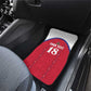 Custom Afro-Haitians Football Pride Car Mats Les Grenadiers Veve Vodou Red Version - African Pride