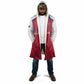 Custom Afro-Haitians Football Pride Cloak Les Grenadiers Veve Vodou Red Version