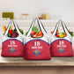 Custom Afro-Haitians Football Pride Grocery Bag Les Grenadiers Veve Vodou Red Version - African Pride