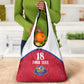 Custom Afro-Haitians Football Pride Grocery Bag Les Grenadiers Veve Vodou Red Version - African Pride