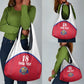 Custom Afro-Haitians Football Pride Grocery Bag Les Grenadiers Veve Vodou Red Version - African Pride