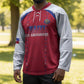 Custom Afro-Haitians Football Pride Hockey Jersey Les Grenadiers Veve Vodou Red Version
