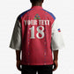 Custom Afro-Haitians Football Pride Kimono Les Grenadiers Veve Vodou Red Version