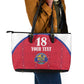Custom Afro-Haitians Football Pride Leather Tote Bag Les Grenadiers Veve Vodou Red Version - African Pride