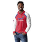 Custom Afro-Haitians Football Pride Long Sleeve Polo Shirt Les Grenadiers Veve Vodou Red Version - African Pride