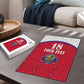 Custom Afro-Haitians Football Pride Puzzle Les Grenadiers Veve Vodou Red Version