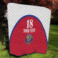 Custom Afro-Haitians Football Pride Quilt Les Grenadiers Veve Vodou Red Version - African Pride