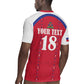 Custom Afro-Haitians Football Pride Rugby Jersey Les Grenadiers Veve Vodou Red Version - African Pride