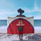 Custom Afro-Haitians Football Pride Sarong Les Grenadiers Veve Vodou Red Version - African Pride