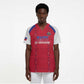 Custom Afro-Haitians Football Pride Scrub Top Les Grenadiers Veve Vodou Red Version - African Pride