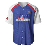 Custom Afro-Haitians Football Pride Baseball Jersey Les Grenadiers Veve Vodou Blue Version LT18