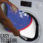 Custom Afro-Haitians Football Pride Bathroom Set Les Grenadiers Veve Vodou Blue Version