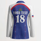 Custom Afro-Haitians Football Pride Blazer Les Grenadiers Veve Vodou Blue Version