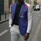 Custom Afro-Haitians Football Pride Blazer Les Grenadiers Veve Vodou Blue Version