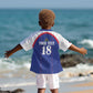 Custom Afro-Haitians Football Pride Kid Hawaiian Shirt Les Grenadiers Veve Vodou Blue Version - African Pride