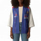 Custom Afro-Haitians Football Pride Kimono Les Grenadiers Veve Vodou Blue Version
