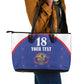 Custom Afro-Haitians Football Pride Leather Tote Bag Les Grenadiers Veve Vodou Blue Version - African Pride