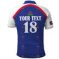 Custom Afro-Haitians Football Pride Polo Shirt Les Grenadiers Veve Vodou Blue Version LT18