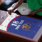 Custom Afro-Haitians Football Pride Puzzle Les Grenadiers Veve Vodou Blue Version
