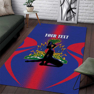 Afro-Haitians Pride Personalized Area Rug Neg Marron Haitian Heritage - African Pride