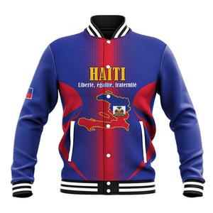 Afro-Haitians Pride Personalized Baseball Jacket Neg Marron Haitian Heritage - African Pride