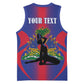 Afro-Haitians Pride Personalized Basketball Jersey Neg Marron Haitian Heritage - African Pride