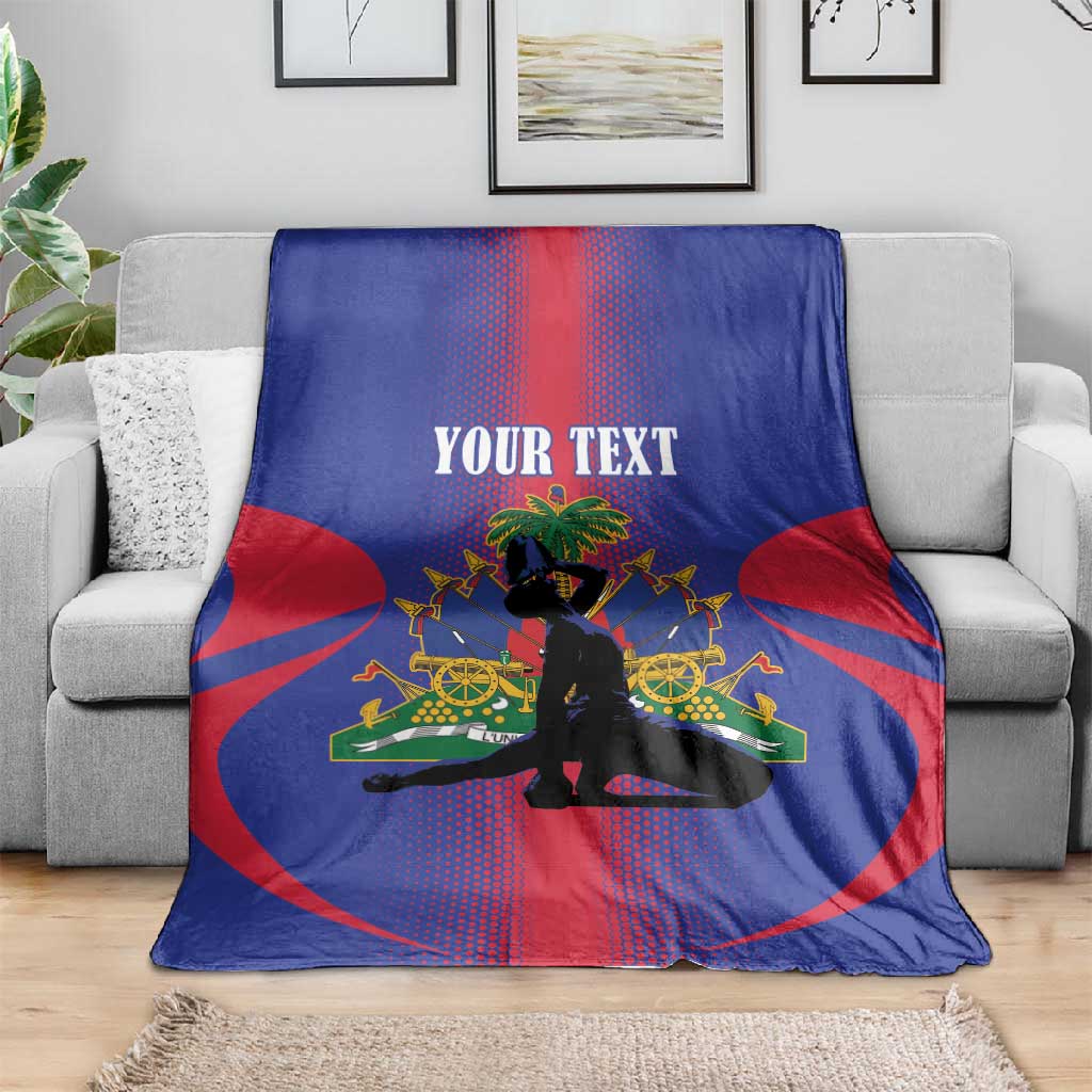 Afro-Haitians Pride Personalized Blanket Neg Marron Haitian Heritage - African Pride