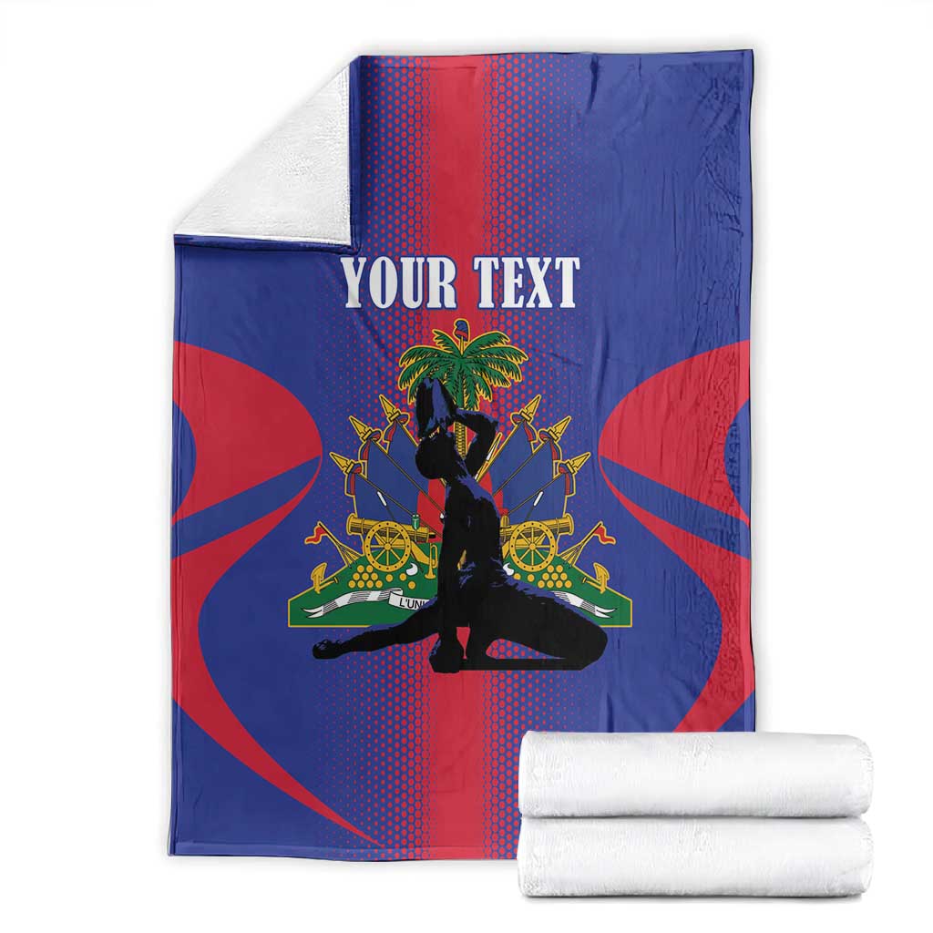 Afro-Haitians Pride Personalized Blanket Neg Marron Haitian Heritage - African Pride