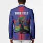 Afro-Haitians Pride Personalized Blazer Neg Marron Haitian Heritage