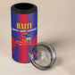 Afro-Haitians Pride Personalized 4 in 1 Can Cooler Tumbler Neg Marron Haitian Heritage - African Pride