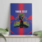 Afro-Haitians Pride Personalized Canvas Wall Art Neg Marron Haitian Heritage - African Pride