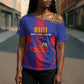 Afro-Haitians Pride Personalized Cross Shoulder Shirt Neg Marron Haitian Heritage
