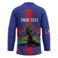 Afro-Haitians Pride Personalized Hockey Jersey Neg Marron Haitian Heritage