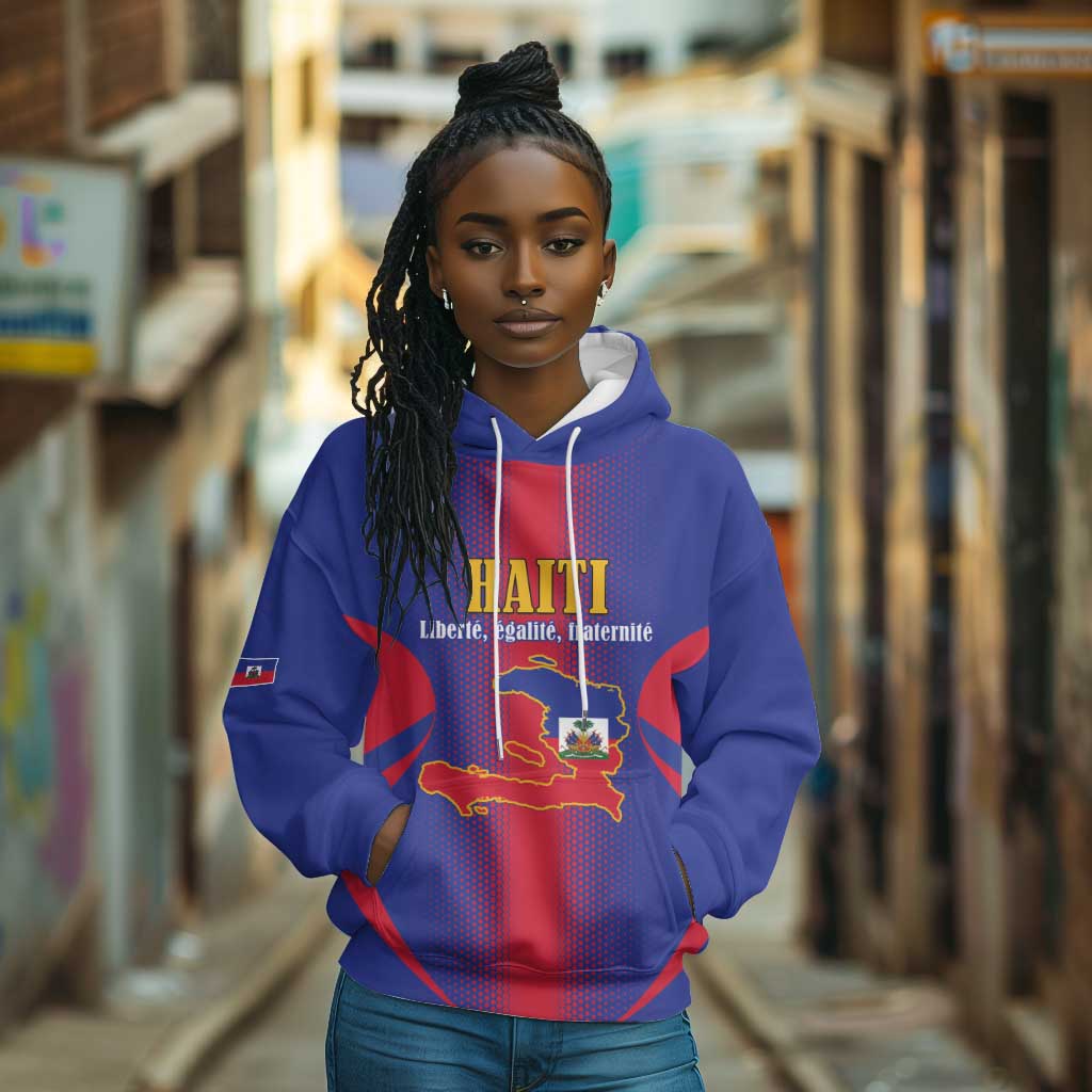 Afro-Haitians Pride Personalized Hoodie Neg Marron Haitian Heritage - African Pride