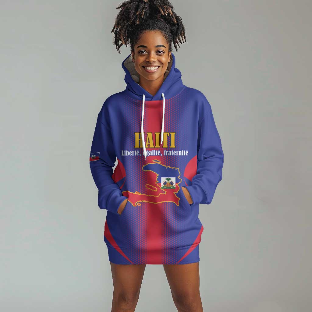Afro-Haitians Pride Personalized Hoodie Dress Neg Marron Haitian Heritage - African Pride